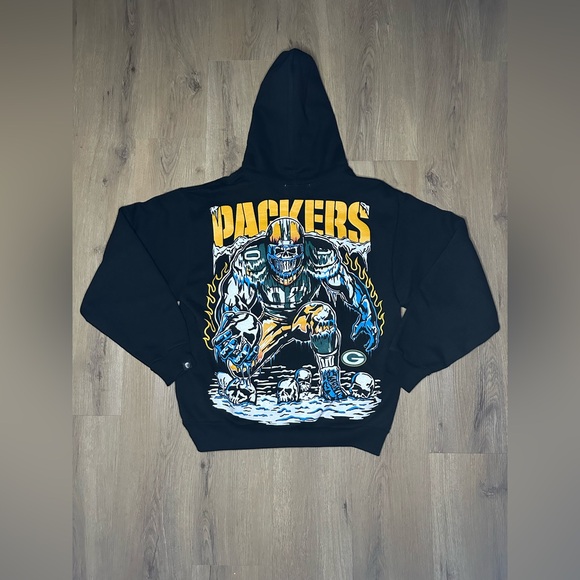 Warren Lotas x NFL Packers Tundra 'Black' Hoodie